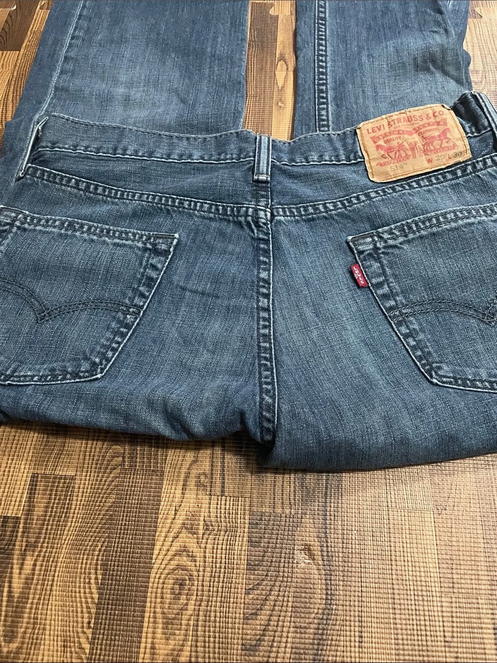 Levi's Men's Faded Blue Straight Jeans
